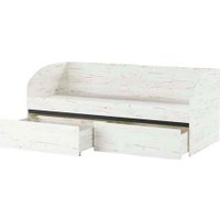 Кровать-тахта Памир Гретта (крафт белый/антрацит)