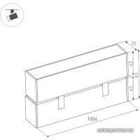 Трековый светильник Arlight MAG-FLAT-FOLD-45-S1005-30W Warm3000 027001