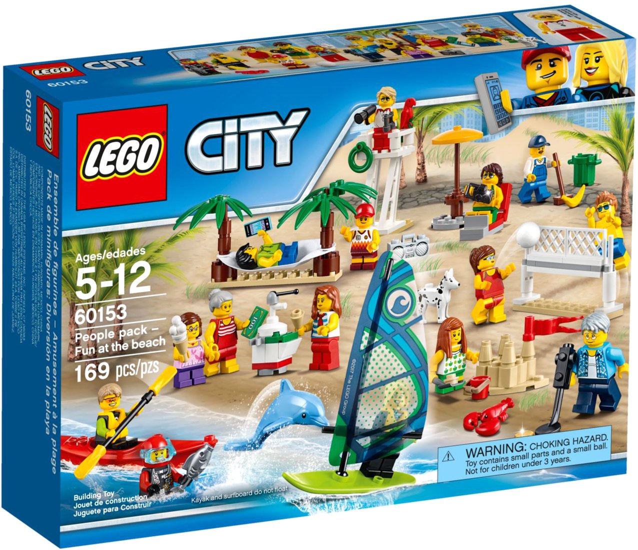 

Конструктор LEGO City 60153 Отдых на пляже - жители