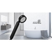 Душевая лейка Aroma Sense AS-9000RB (черный матовый)