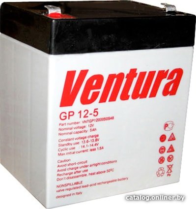 Аккумулятор для ИБП Ventura GP 12-5 (12 В/5 А·ч)