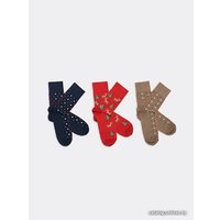 Носки Mark Formelle 004A-1135 (р-р 27-29, темно-синий/темно-красный/кофейный, 3 пары) в Пинске