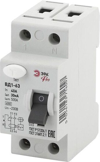 

Устройство защитного отключения ЭРА Pro NO-902-25 Б0031874