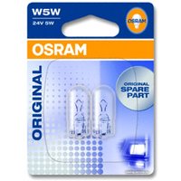Галогенная лампа Osram W5W Original Line 2шт [2845-02B]