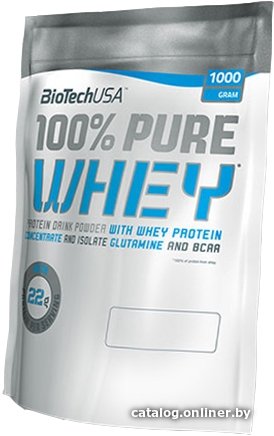 Протеин комплексный BioTech USA 100% Pure Whey (банан, 1000 г)