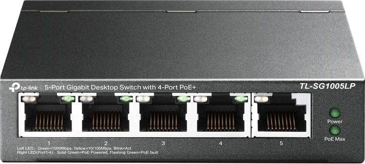 

Неуправляемый коммутатор TP-Link TL-SG1005LP