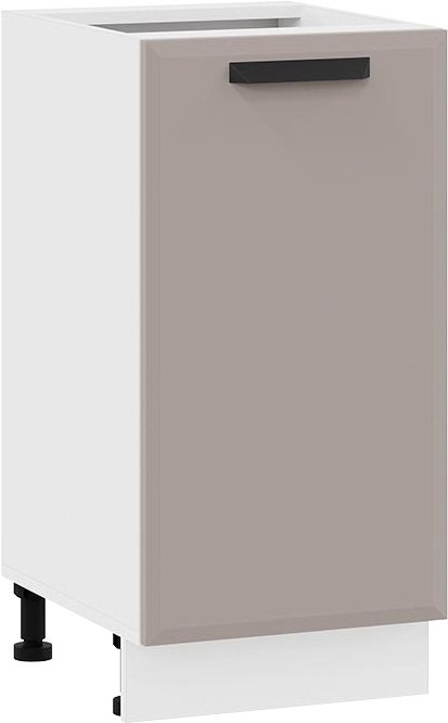 

Шкаф напольный Трия Тиана 1Н4 (белый/мокко супермат)