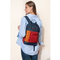 Городской рюкзак Grizzly RXL-327-3 (синий/кирпичный)
