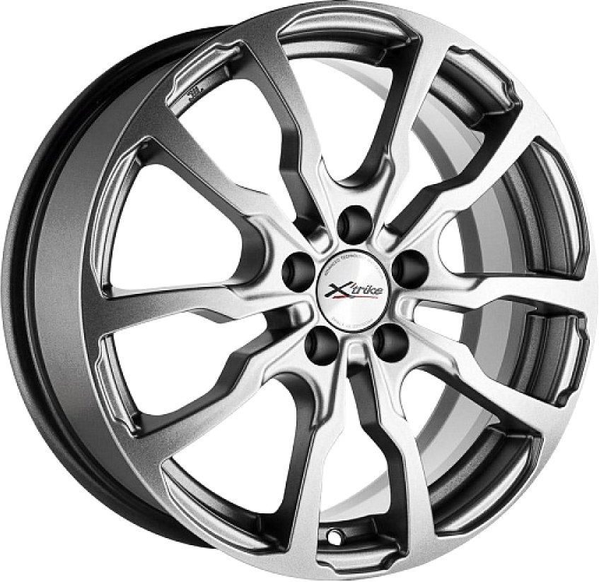 

Литые диски X'trike X-117 16x6.5" 5x114.3мм DIA 66.1мм ET 40мм HSB