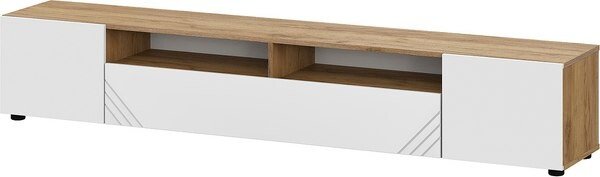 

Тумба Mio Tesoro Байкал для телевидеоаппаратуры (дуб золотистый/белый матовый)