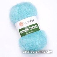 Пряжа для вязания Yarnart Mohair Trendy 142 100 г 220 м (бирюза)