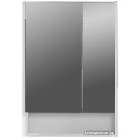  Viant Шкаф с зеркалом Мальта 80 VMAL80BEL-ZSH