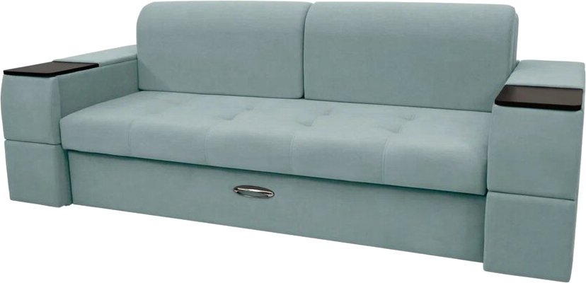 

Диван Сириус Лидер-13 ППУ 225x110 (Eva 25 велюр светло-зеленый)