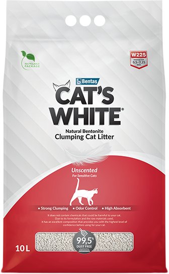 

Наполнитель для туалета Cat's White Unscented 10 л