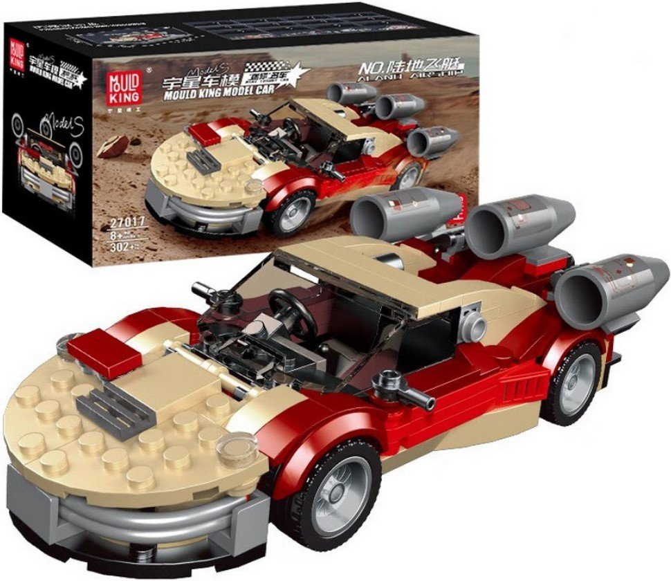 

Конструктор Mould King 27017 Static Version Racers Car Aland Airship