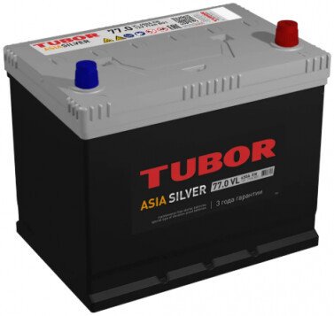 Автомобильный аккумулятор Tubor Asia Silver L+ (77 А·ч)