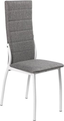 Стул ВВР Прага (серый/белый, рогожка)