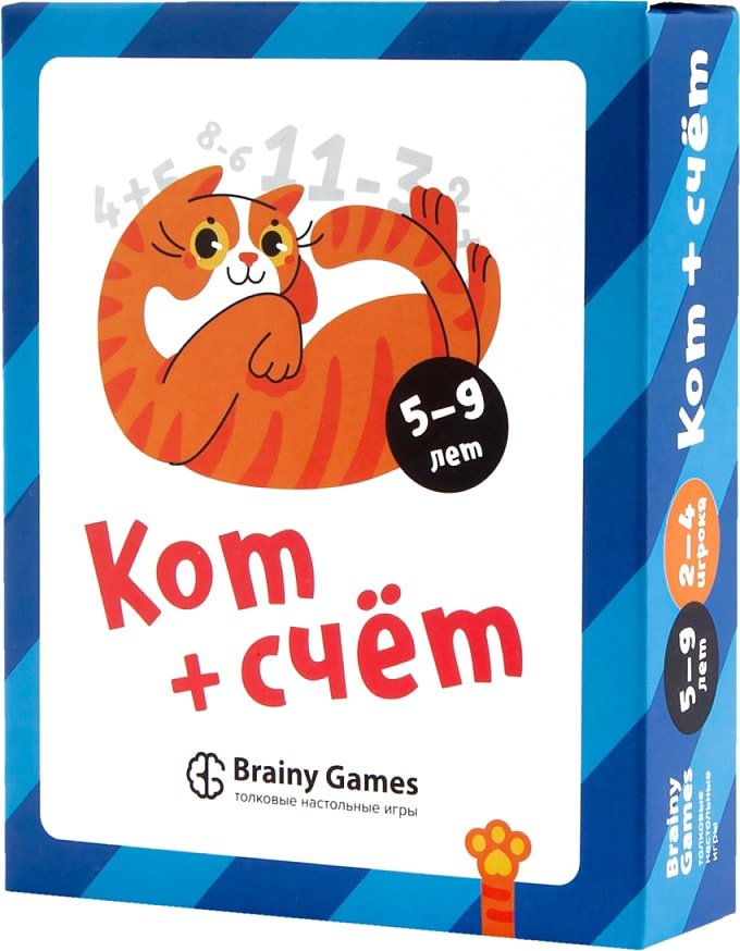 

Развивающая игра Brainy Games Кот + счет УМ517