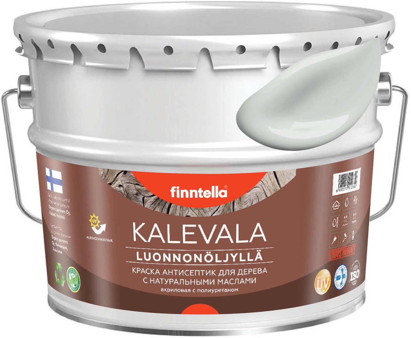 

Краска Finntella Kalevala Delfiini F-13-1-9-FL049 9 л (серый)