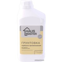 Водно-диспрессионная грунтовка Haus Master Глубокого проникновения (1 л, бесцветный)