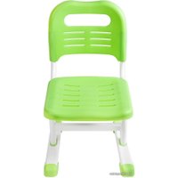 Парта Anatomica Avgusta + стул + выдвижной ящик + светильник + подставка (клен/зеленый)