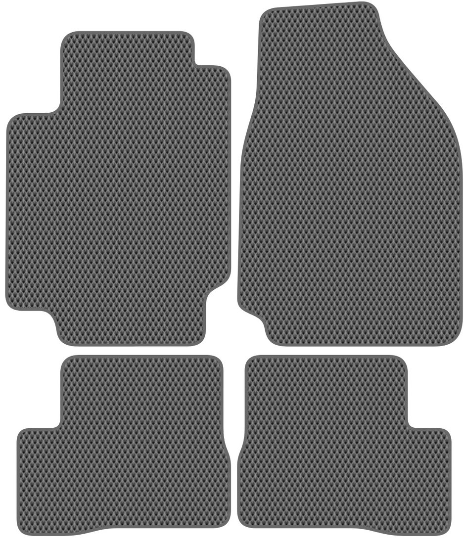 

Комплект ковриков для авто Alicosta Nissan Micra (хэтчбек 5 дв / K12) 2002 - 2010 (серый, ромб)