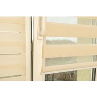 Шторы день-ночь Delfa Сантайм День-Ночь Масо МКД DN-41603 (68x215, бежевый)