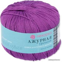 Пряжа для вязания Пехорка Ажурная 004 50 г 280 м (фиолетовый)