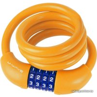 Тросовый велосипедный замок M-Wave DS 12.10 S (оранжевый)