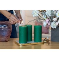 Набор свечей Мелт 150 мм (3 шт, темно-зеленый)