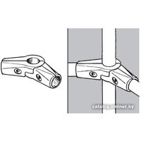 Соединитель для рейлинга Tris 561 R43 для трех труб