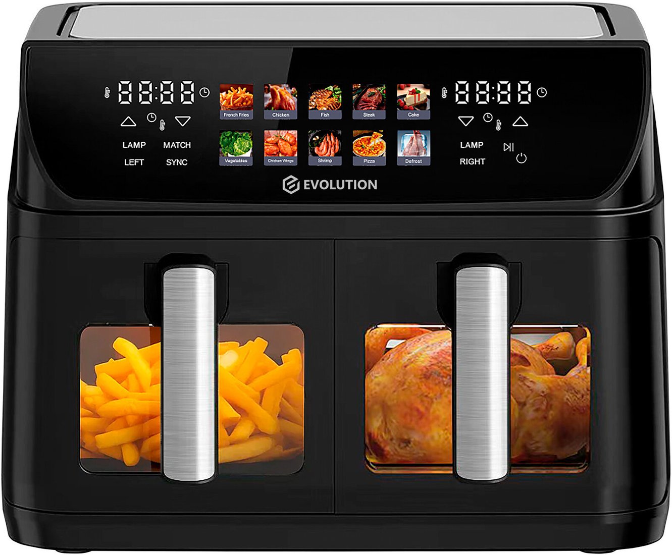Аэрогриль (аэрофритюрница) Evolution AIRO 10400ТW Dual