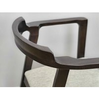 Стул с подлокотниками Sheffilton SHT-S203 (светлый бежевый/венге)