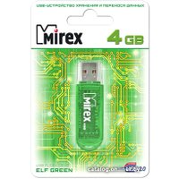 USB Flash Mirex Color Blade Elf Green 4GB [13600-FMUGRE04]