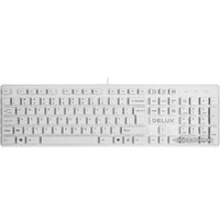 Клавиатура Delux KA150U (белый)