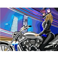 Картина по номерам ArtCity По ночному городу KT503