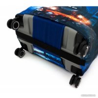 Чехол для чемодана Eberhart универсальный EBH620-L 75 см (рождественский экспресс)