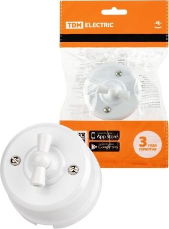Выключатель TDM Electric Виви SQ1820-1005 (белый)