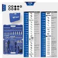 Универсальный набор инструментов Brilliant Tools BT023172 (172 предмета)