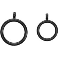 Карниз для штор Sundays Home Цилиндр Раздвижной 25/28мм 2-х рядный (черный матовый, 2-3.6м)