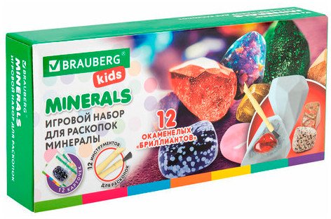 

Набор для опытов BRAUBERG Минералы 665129