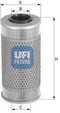 

Топливный фильтр UFI 2669400