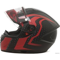 Мотошлем MT Helmets Stinger Warhead Matt (XS, черный/красный/серый)