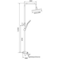 Душевая система  Shevanik S9636