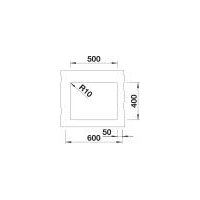 Кухонная мойка Blanco Subline 500-U Coloured Components 527794 (черный)