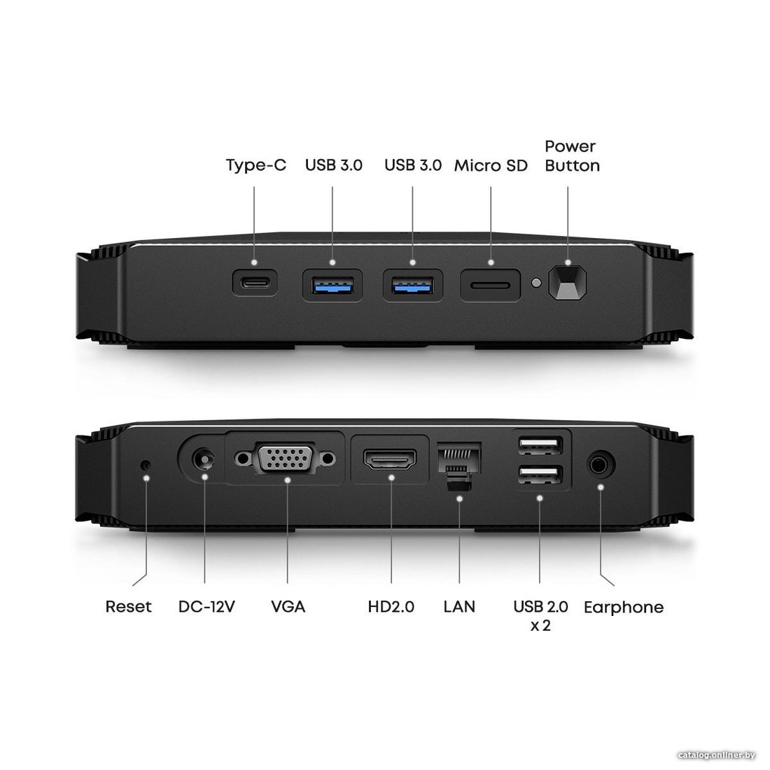 Chuwi Herobox Intel N100 8+256, Windows 11 Pro мини-ПК купить в Минске