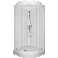 Душевая кабина Saniteco SNT CL-90 90х90 (белый/прозрачное стекло)