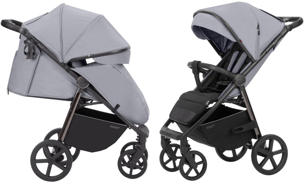 

Коляска прогулочная «книга» Carrello Bravo Plus 2023 CRL-5515 (mist grey)