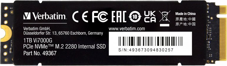 

SSD Verbatim Vi7000G 1TB 49367