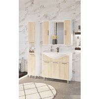  Francesca Тумба Eco 90 с умывальником Classic 90 (дуб/белый)